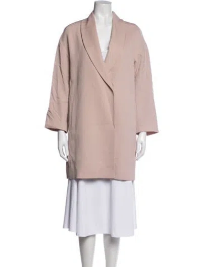 Pre-owned Cinzia Rocca Wool Coat In Neutrals