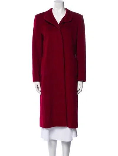 Pre-owned Cinzia Rocca Wool Coat In Red