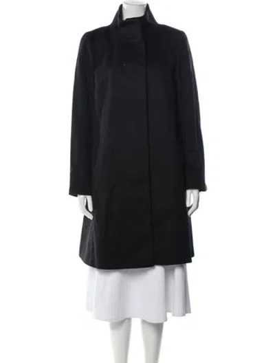 Pre-owned Cinzia Rocca Wool Coat W/ Tags In Black