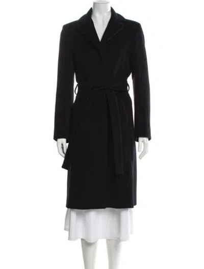 Pre-owned Cinzia Rocca Wool Faux Fur Coat In Brown
