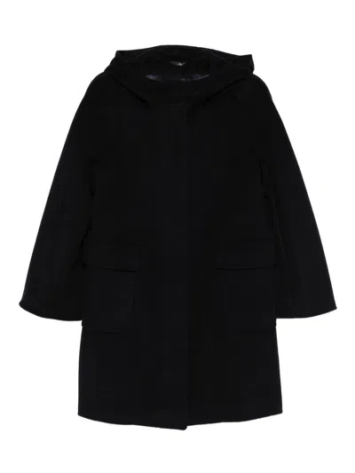 CINZIA ROCCA WOOL HOODED COAT