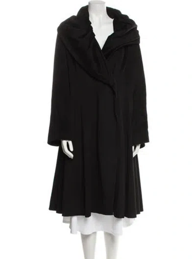 Pre-owned Cinzia Rocca Wool Jacket In Black