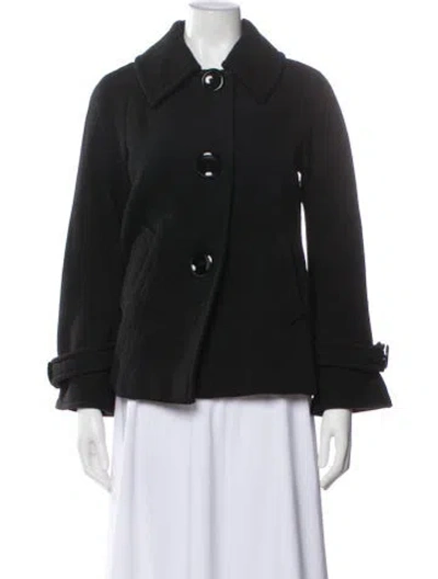 Pre-owned Cinzia Rocca Wool Jacket In Black
