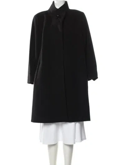 Pre-owned Cinzia Rocca Wool Jacket In Black