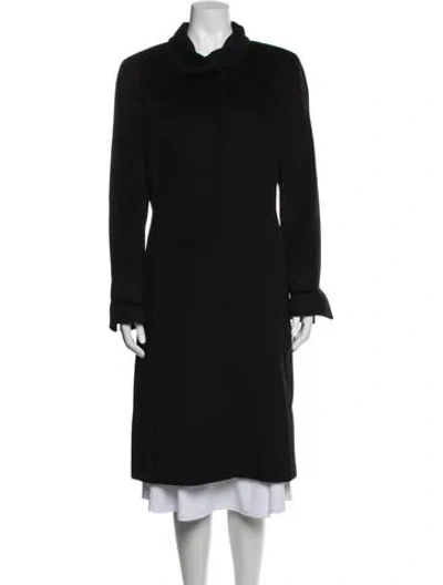 Pre-owned Cinzia Rocca Wool Jacket In Black