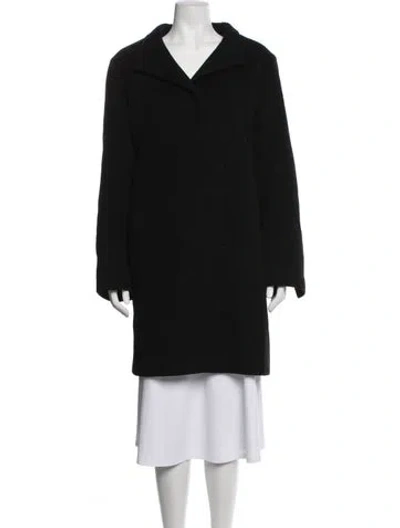 Pre-owned Cinzia Rocca Wool Jacket In Black
