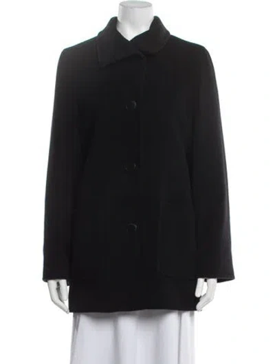 Pre-owned Cinzia Rocca Wool Jacket In Black
