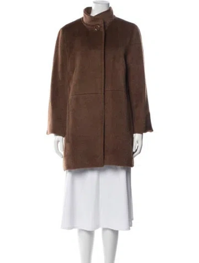 Pre-owned Cinzia Rocca Wool Jacket In Brown