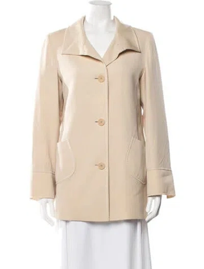 Pre-owned Cinzia Rocca Wool Jacket In Neutral