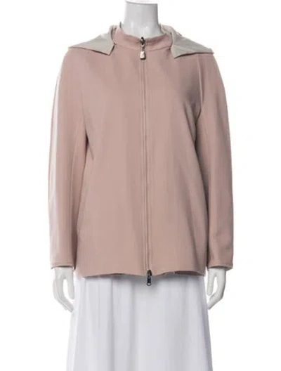 Pre-owned Cinzia Rocca Wool Jacket In Pink