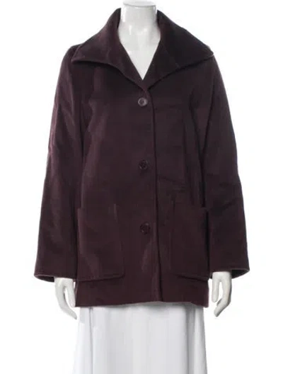 Pre-owned Cinzia Rocca Wool Jacket In Purple
