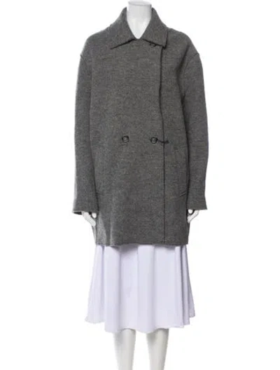 Pre-owned Cinzia Rocca Wool Jacket W/ Tags In Gray