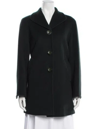 Pre-owned Cinzia Rocca Wool Peacoat In Gray