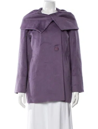 Pre-owned Cinzia Rocca Wool In Purple