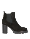 Cinzia Soft Woman Ankle Boots Black Size 10 Leather