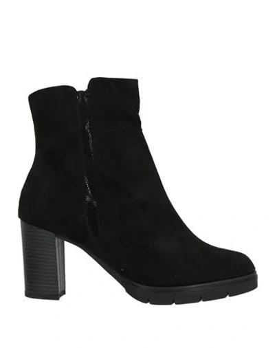 Cinzia Soft Woman Ankle Boots Black Size 11 Textile Fibers, Synthetisches Material