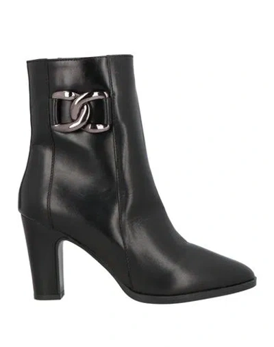 Cinzia Soft Woman Ankle Boots Black Size 6 Leather