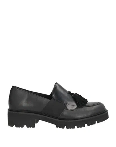 Cinzia Soft Woman Loafers Black Size 8 Leather
