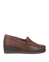 Cinzia Soft Woman Loafers Brown Size 8 Leather In Brown
