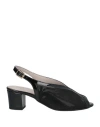 Cinzia Soft Woman Sandals Black Size 8 Textile Fibers