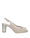 Cinzia Soft Woman Sandals Grey Size 8 Textile Fibers