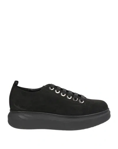 Cinzia Soft Woman Sneakers Black Size 6 Leather