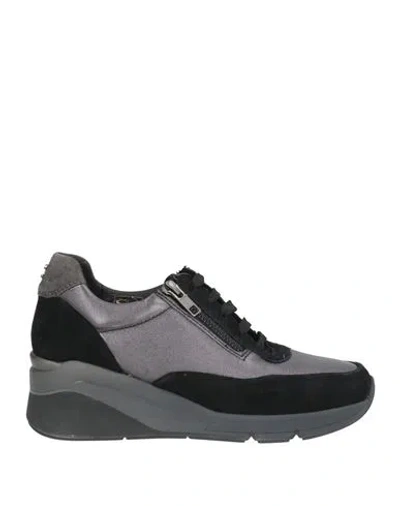 Cinzia Soft Woman Sneakers Black Size 6 Leather