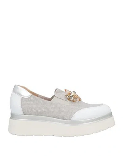 Cinzia Soft Woman Sneakers Light Grey Size 8 Textile Fibers