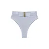 Cioccolato Couture Women's Alina Crystal Blue Bikini  Bottom In Blue