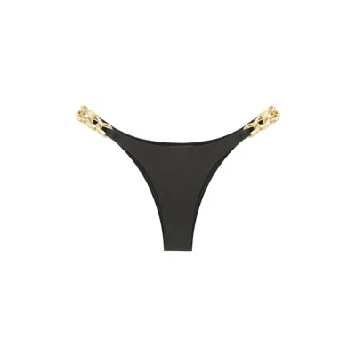Cioccolato Couture Women's Chain Bikini Black Bottom