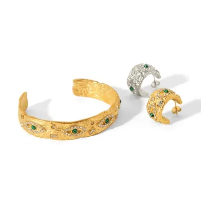 Cioccolato Couture Women's Gold Celina Green