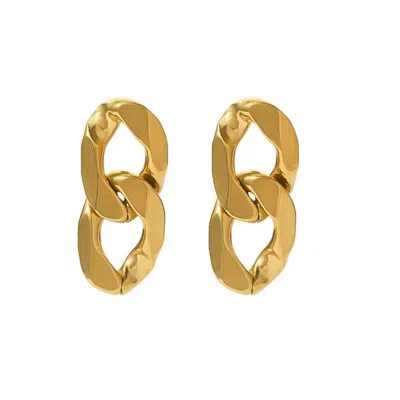 Cioccolato Couture Women's Gold Chain Earring