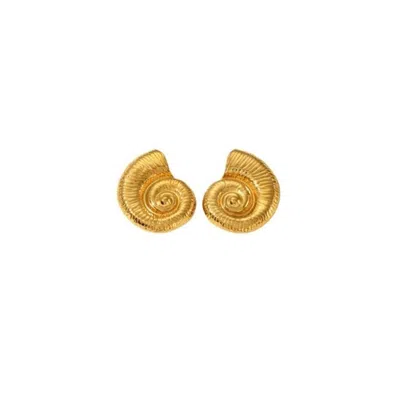 Cioccolato Couture Women's Gold Palm Gaze Earrings