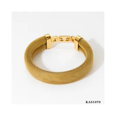 Cioccolato Couture Women's Golden Mesh Luxe Bracelet