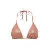 Cioccolato Couture Women's Neutrals Alina Crystal Bikini Top
