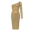 Cioccolato Couture Women's Neutrals Jessi Crystal  Nude Chain Dress In Brown