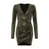 Cioccolato Couture Women's Veronica Dress Black And Gold In Gold