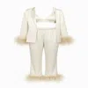 Cioccolato Couture Women's White Palm Beach Luxury Set