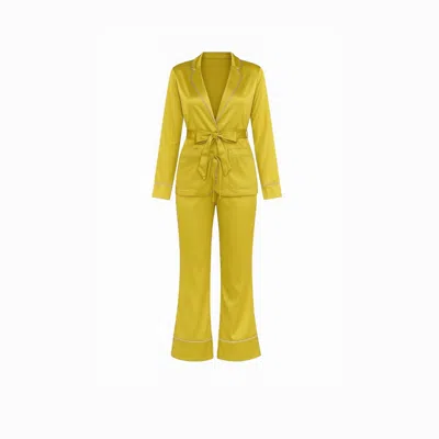 Cioccolato Couture Yellow Capri  Set