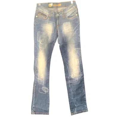 Cipo & Baxx Women's Durable Vintage Denim Jeans In Blue