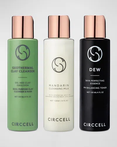 Circcell Skincare Daily Basics Trio, 3 X 4 Oz. In White