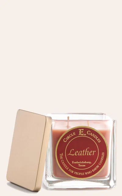 Circle E Leather 22 oz Candle