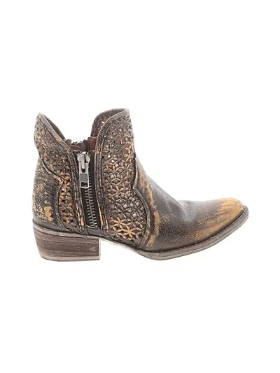 Pre-owned Circle G Ankle Boots In Brown