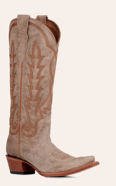 Circle G By Corral Women's Sand Stitched Snip Toe Cowboy Boots In Brown
