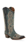 Circle G Knee High Western Boot In Green