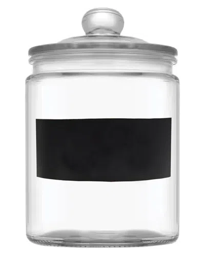 CIRCLEWARE CIRCLEWARE CHALK IT UP GLASS CANISTER 1 GALLON WITH CHALKBOARD PANEL