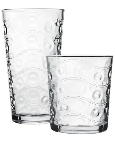 Circleware Cosmo 16pc Entertaining Set 8 In Transparent