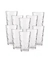 Circleware Double Circle Glass Coolers, Set Of 10 In No Color