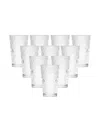 Circleware Double Circle Set Of 10 In Clear