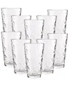 Circleware Double Circle Set Of 10 Glass Coolers - 15.75oz